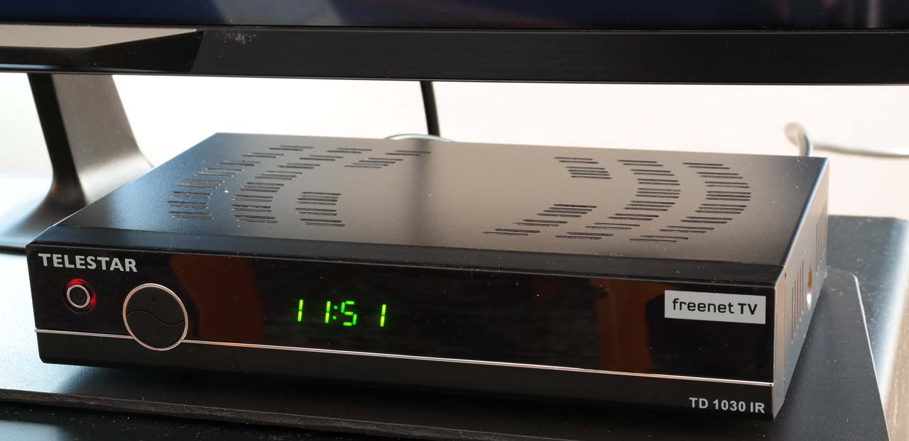 Praxistest DVBT2Receiver Telestar TD 1030 IR Birnstiel EDV