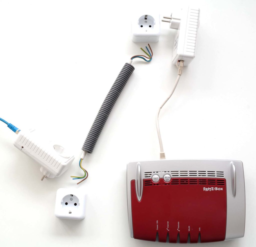Verbindung zwischen Netzabschlussgerät und Router Birnstiel EDV & Kommunikation